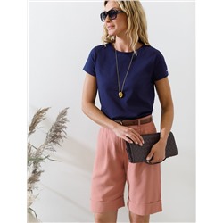 Шорты-бермуды из плотного лиоцелла