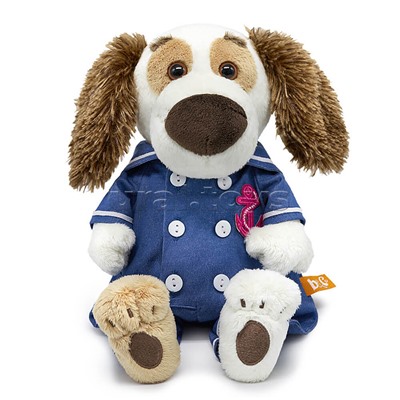 Собака Бартоломей  BABY в комбинезоне с якорем