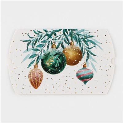 Коробка подарочная новогодняя складная «Счастливого Нового года», 11×8×2 см