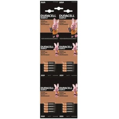 Элемент питания LR03  4BL DURACELL MN2400 BASIC отрывные 4х4