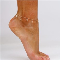 Браслет на ногу коллекция "Xuping ML" покрытие позолота, 1050, арт.001.995