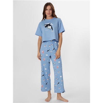 КОМПЛЕКТ ЖЕНСКИЙ (ФУТБОЛКА, БРИДЖИ) 592444