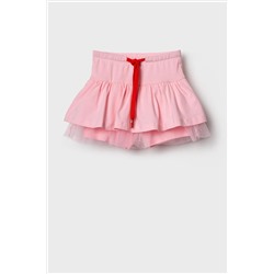 Юбка-шорты трикотажные для девочек PLAYTODAY, 1240335