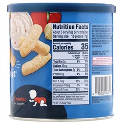 Gerber, Lil' Crunchies, для малышей от 8 месяцев, овощной соус, 42 г (1,48 унции)