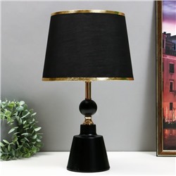 Настольная лампа "Алессандра" E27 40Вт черный 25х25х30 см RISALUX