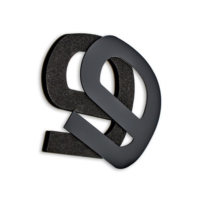 Часы настенные интерьерные большие, 3d «Кавалье», плавный ход, наклейка, d=120 см, чёрные