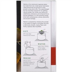 Rishi Tea, Teahouse Matcha, церемониальный порошок японского органического зеленого чая, 20 г (0,70 унции)