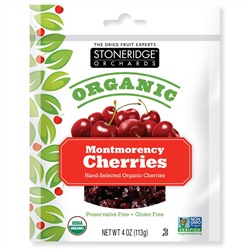Stoneridge Orchards, Органическая вишня Монморанси, 4 унции (113 г)