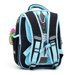 Рюкзак "Junior. Korokoro" школьный жесткий 35x27x13 см (14 л) вес 800 г, 1 отделение на молнии с разделителями для учебников, с органайзером, 1 отделение для формата A4, 2 боковых кармана сеточкой на резинке, эргономичная формоустойчивая спинка с двойной