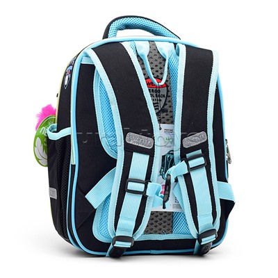 Рюкзак "Junior. Korokoro" школьный жесткий 35x27x13 см (14 л) вес 800 г, 1 отделение на молнии с разделителями для учебников, с органайзером, 1 отделение для формата A4, 2 боковых кармана сеточкой на резинке, эргономичная формоустойчивая спинка с двойной