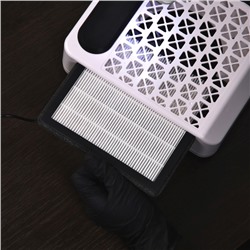 Аппарат для маникюра и педикюра Windigo LMH-04, 80 Вт, 35000 об/мин, лампа, ручка, белый