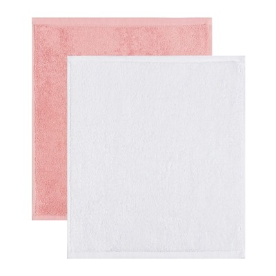 Салфетки махровые декоративные «Этель. Бабушке», 4 ш., 30×30 см, хлопок 100%, розовые/белые