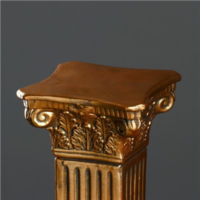 Колонна декоративная «Античная», под бронзу, 65×27 см