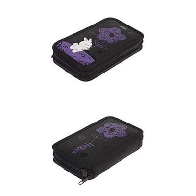 Пенал 6-ти ств. 190х110 мм "Лиловый" с табл.умножения (094765) 47129 Хатбер