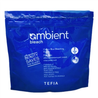 TEFIA  Ambient Порошок обесцвечивающий для волос синий классический, 500 г