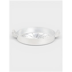 Сетка к мантоварке, 13 л, d=34 см, алюминий марки А5, толщина 1 мм, серебристая