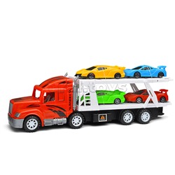 Автовоз "Мега сила" с гоночными авто, под колпаком