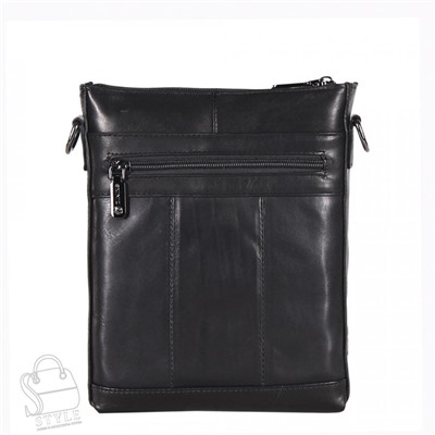 Сумка мужская кожаная кожаный  22332-2Z black Zinimsk