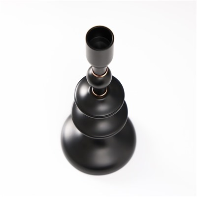 Металлический подсвечник на 1 свечу «Ирада», d=2 см, 9×9×24 см