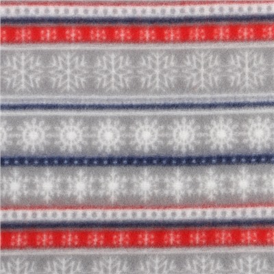 Плед новогодний Экономь и Я «Новогодний узор» 150×130 см, пл.160 г/м², 100% п/э