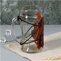 Кружка стеклянная пивная «Ёрш», 500 мл