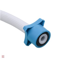 Шланг заливной для стиральных и посудомоечных машин, 150см, 3/4", ПВХ, пластик, белый