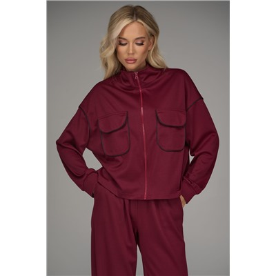 Костюм Лакоста (бордовый)