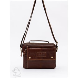 Сумка мужская кожаная 9129TR d.brown Tough Ruder