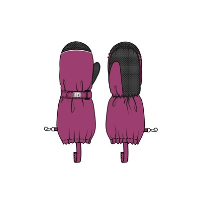 Варежки детские текстильные для мальчиков