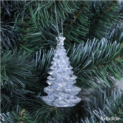 Новогоднее украшение Елка 9 см / LCX-006 /уп 70/280/