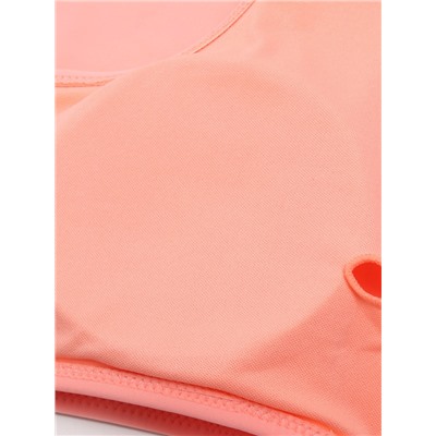 Купальник раздельный с длинным рукавом женский MINAKU, персиковый, размер 48