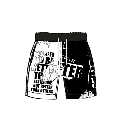 Шорты текстильные плавательные для мальчиков, средней длины