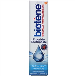Biotene Dental Products, Паста с фтором, «Свежая мята», 121,9 г
