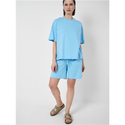 Комплект трикотажный для женщин: фуфайка (футболка), шорты