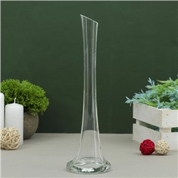 Ваза «Фристайл», 130 мл, 30×9 см, d=2.5 см, стекло, прозрачная
