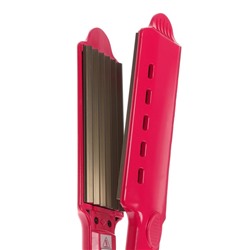 УЦЕНКА Щипцы-гофре Luazon LW-12, 35 Вт, керамическое покрытие, 40х110 мм, 210 °C, красные