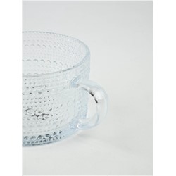 Кружка новогодняя стеклянная «Тепла и уюта», 450 мл, с крышкой