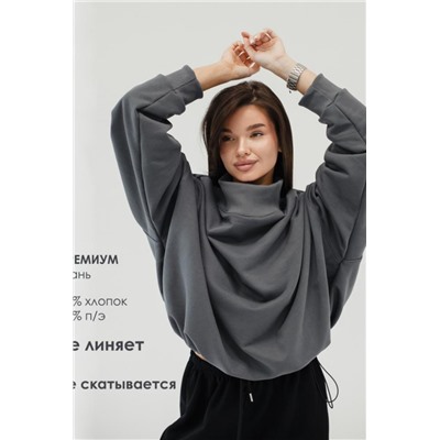 Худи оверсайз (Серый)