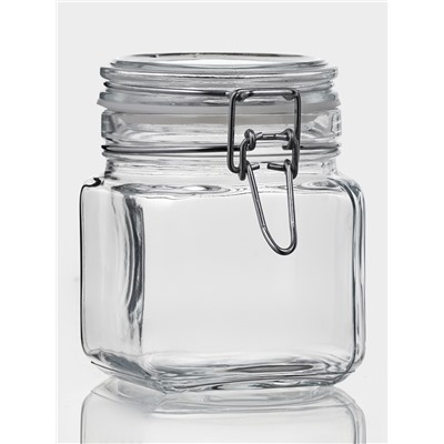 Банка для сыпучих продуктов Paşabahçe Cremlin, 740 мл, стекло, прозрачная