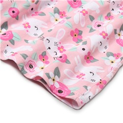 Платье для девочки «Зайки», розовое, рост 116-122 см