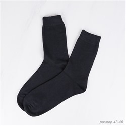 Носки мужские р. 43-46 ЧЕРНЫЕ / 1409-B /уп 50/ПАРА 23 февраля