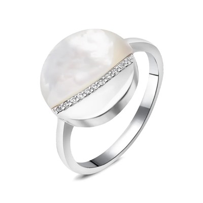 Кольцо, перламутр, BY-4991