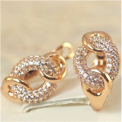 Серьги позолота H01-15256