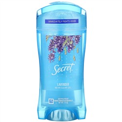 Secret, 48 Hr Clear Gel Deodorant, Lavender, 2.6 oz