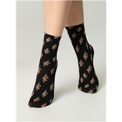 Полиамидные CONTE FANTASY Плотные носки с рисунками «Art»