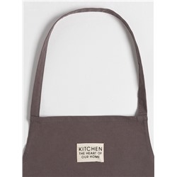 Фартук «Этель» Kitchen, 60×70 см, серый, 100% хлопок, саржа 220 г/м²