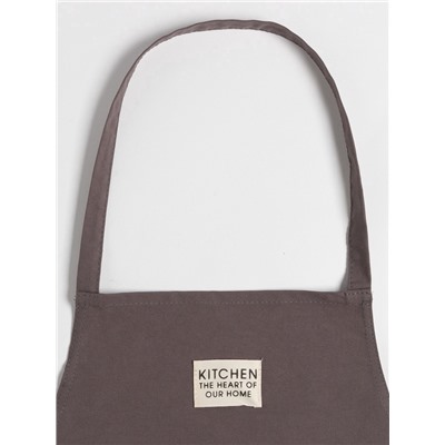 Фартук «Этель» Kitchen, 60×70 см, серый, 100% хлопок, саржа 220 г/м²