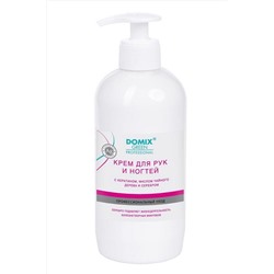 Domix Green Professional Крем для рук и ногтей с кератином, маслом чайного дерева и серебром, 500 мл KRISTALLER, 1112086