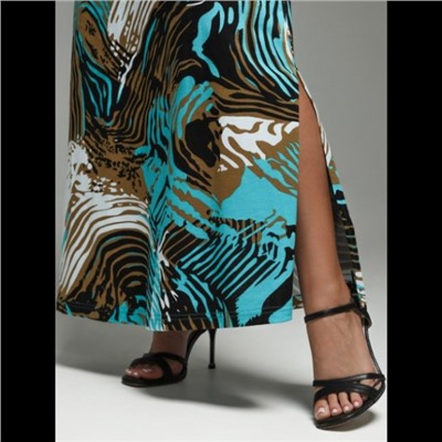 Платье Новелла (Зебра изумруд)