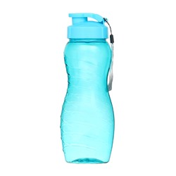 Бутылка для воды, 1 л, 25×9 см, синяя